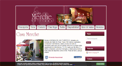 Desktop Screenshot of casa-merche.net